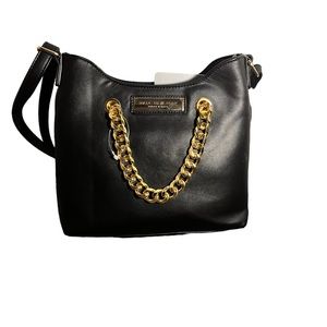 Andrew Marc Purse, 8x11, black & gold, Brand New